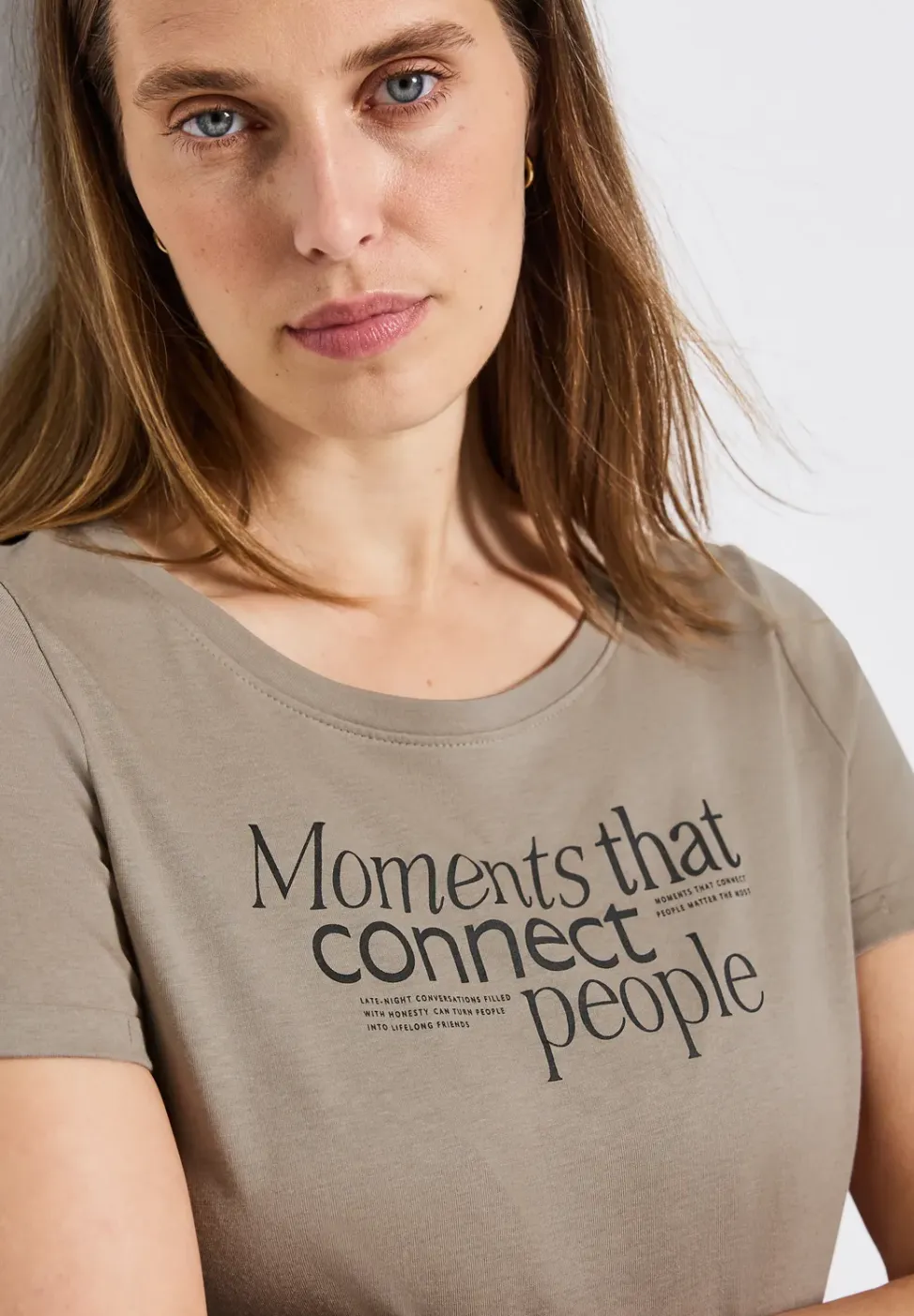 Shirt met print aan de voorkant