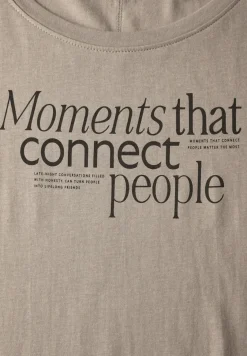Shirt met print aan de voorkant