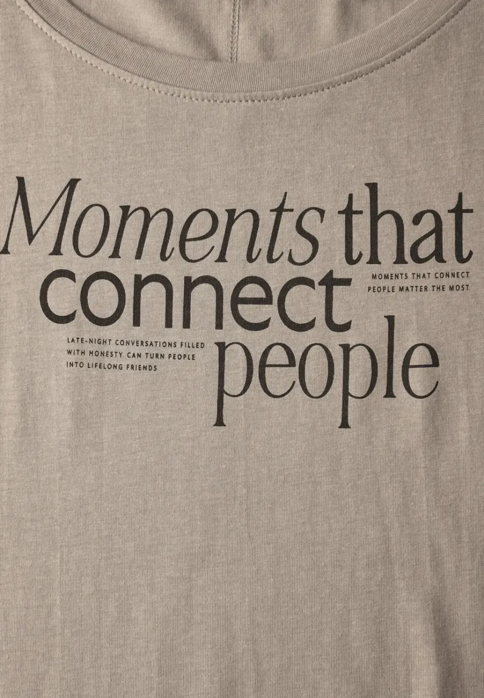 Shirt met print aan de voorkant
