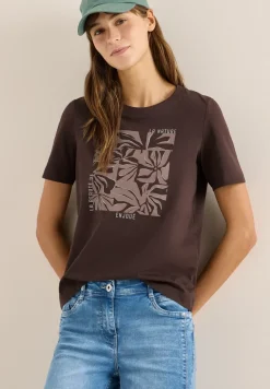 Shirt met print aan de voorkant