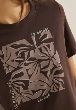 Shirt met print aan de voorkant