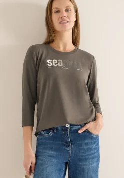 Shirt met print aan de voorkant