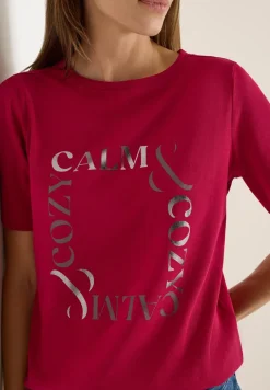 Shirt met print aan de voorkant