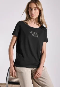 Shirt met print aan de voorkant