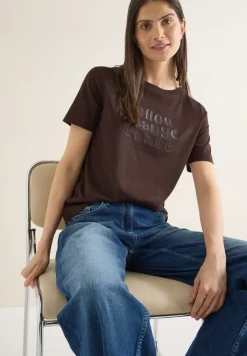 Shirt met print aan de voorkant