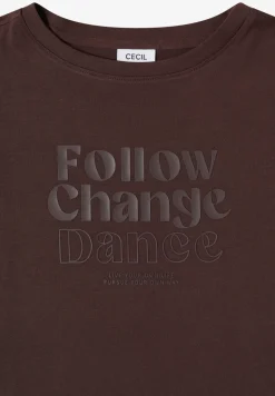 Shirt met print aan de voorkant