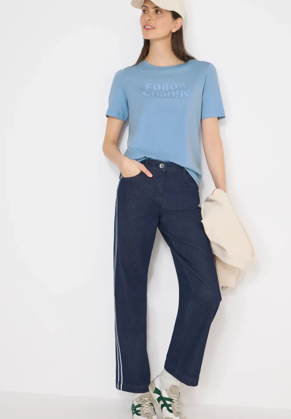 Shirt met print aan de voorkant