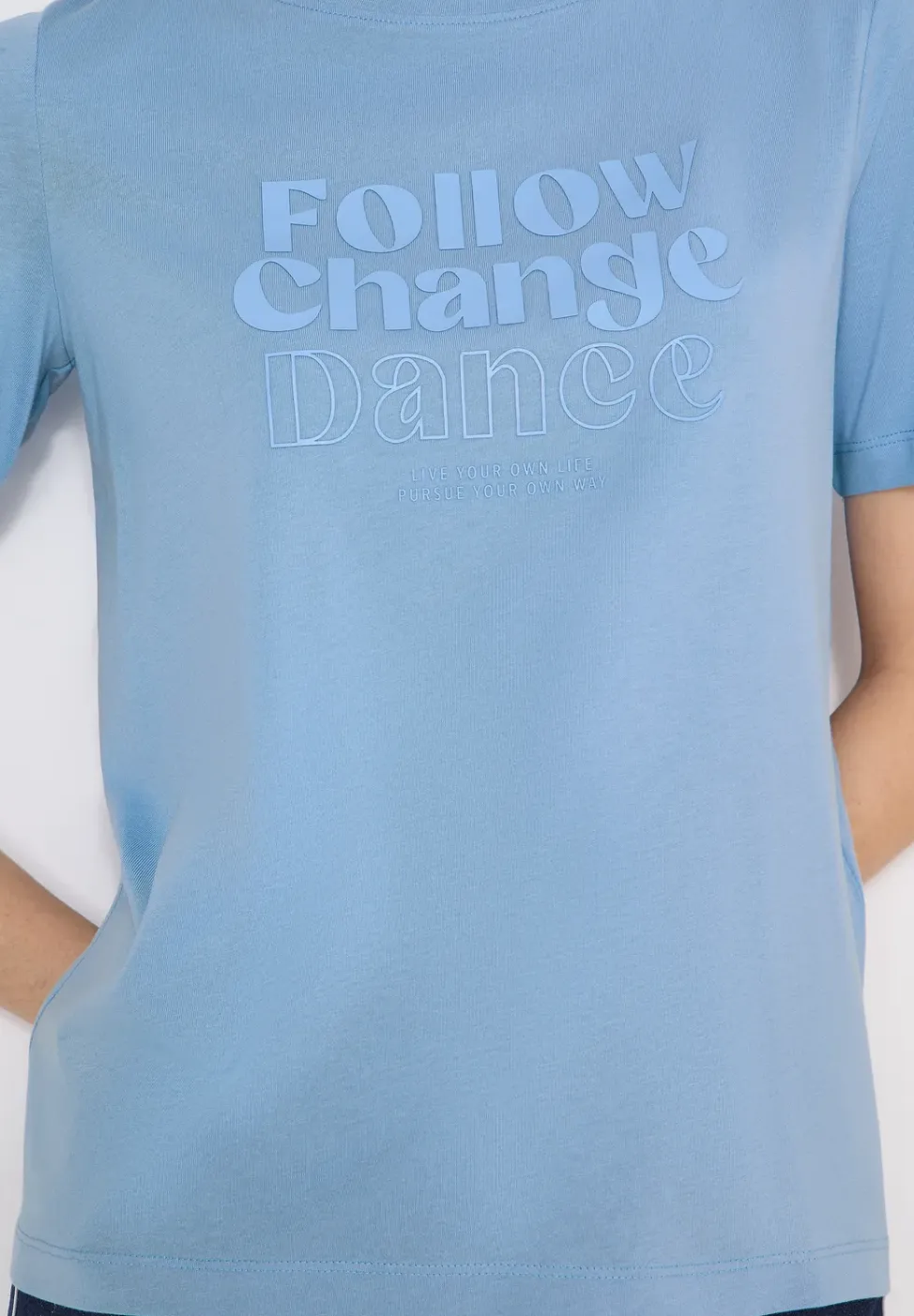 Shirt met print aan de voorkant