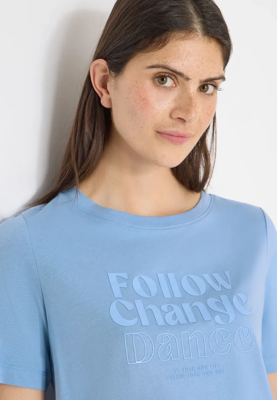 Shirt met print aan de voorkant