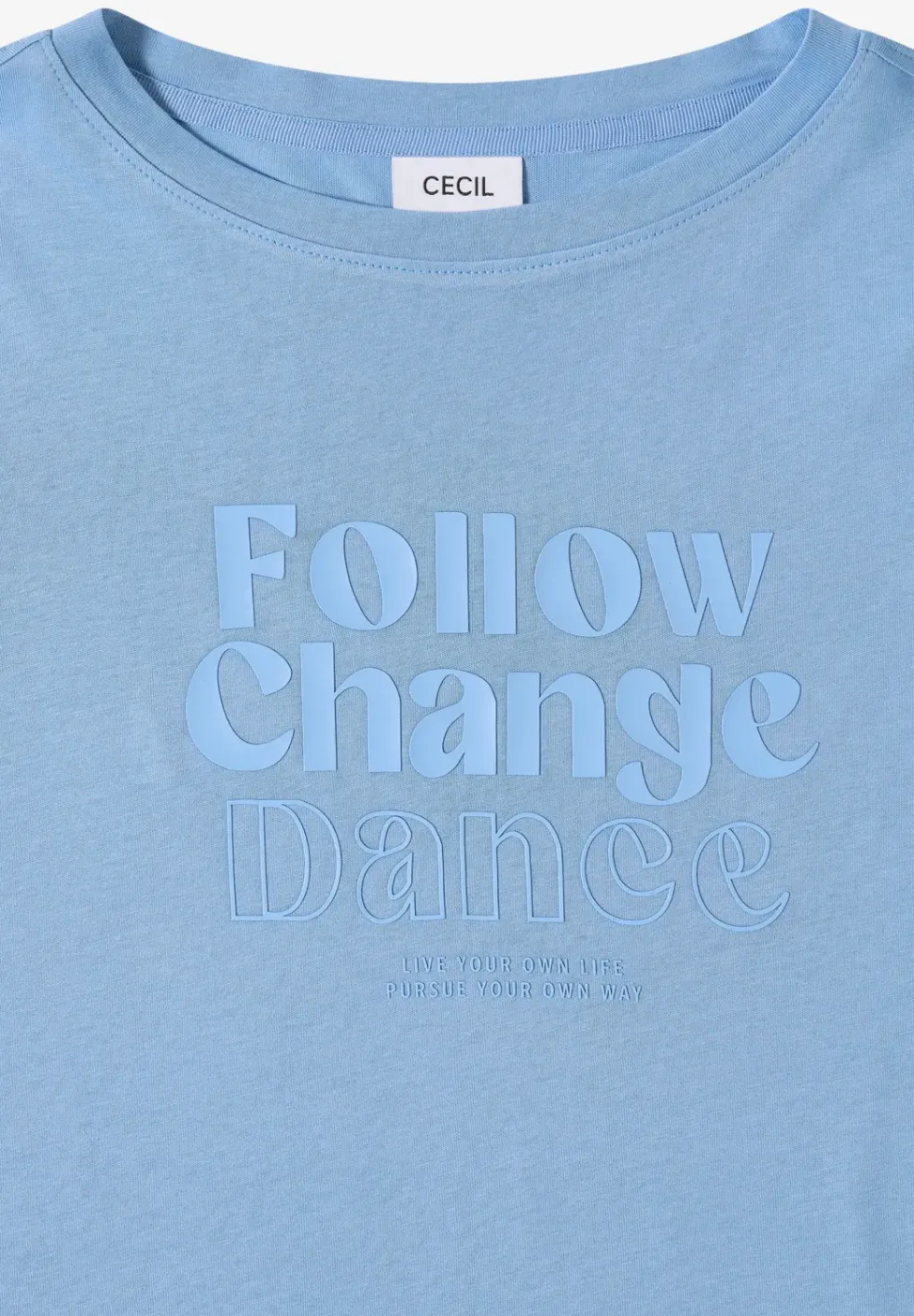 Shirt met print aan de voorkant