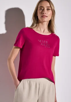 Shirt met print aan de voorkant
