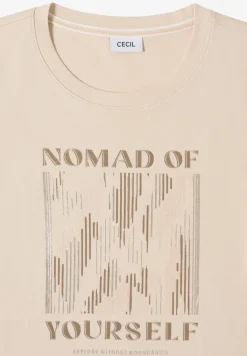 Shirt met print aan de voorkant