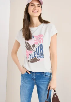 Shirt met print aan de voorkant