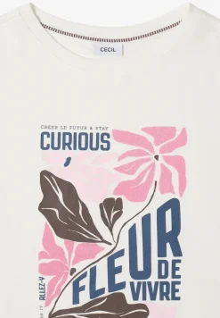 Shirt met print aan de voorkant