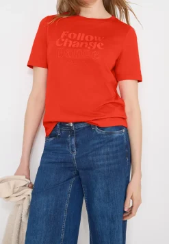 Shirt met print aan de voorkant