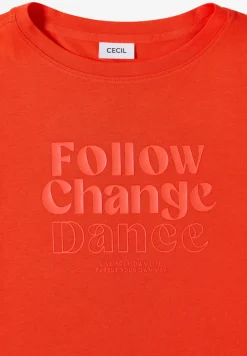 Shirt met print aan de voorkant