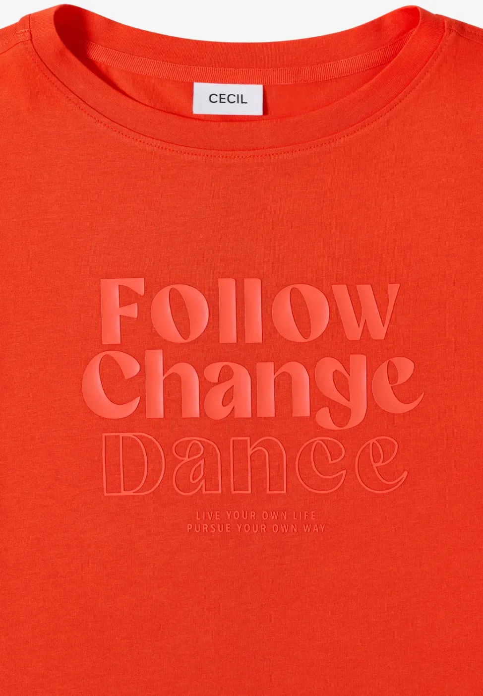 Shirt met print aan de voorkant