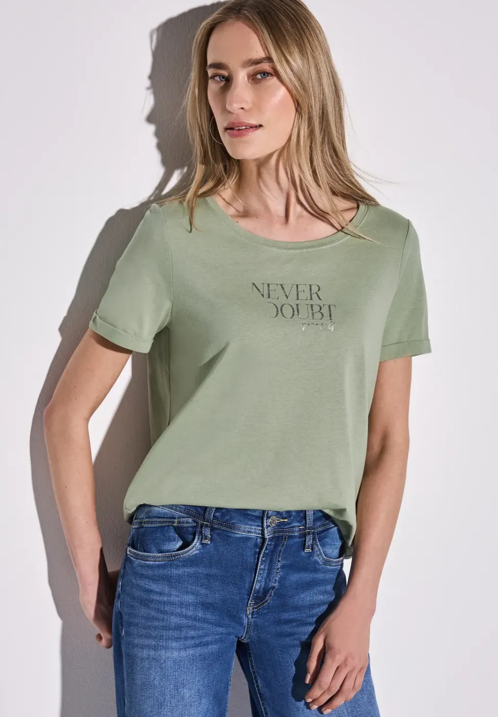 Shirt met print aan de voorkant