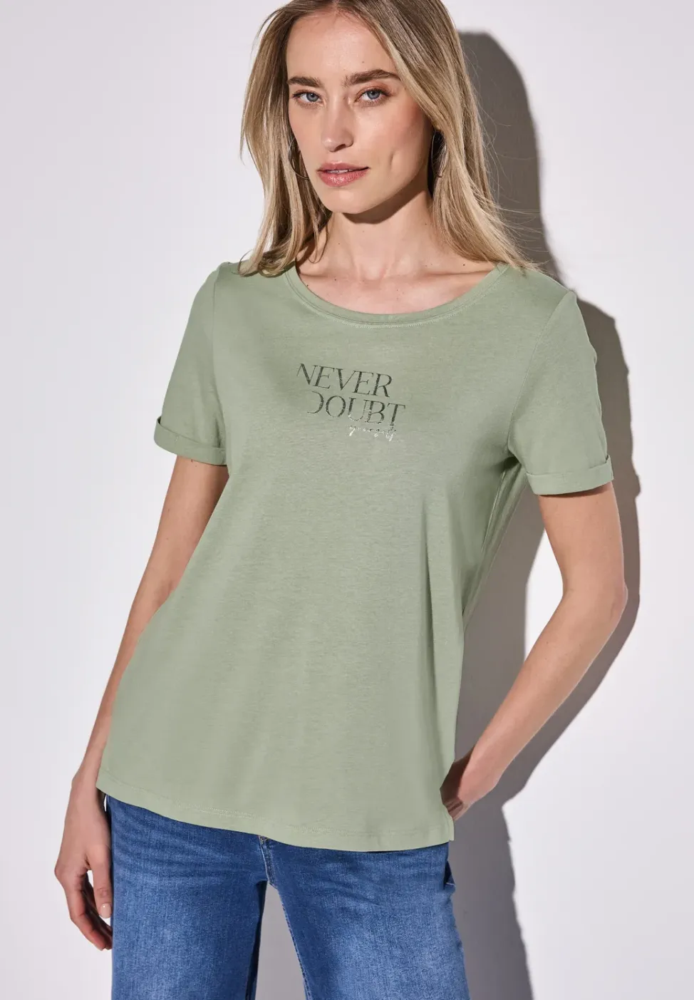 Shirt met print aan de voorkant
