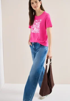 Shirt met print aan de voorkant