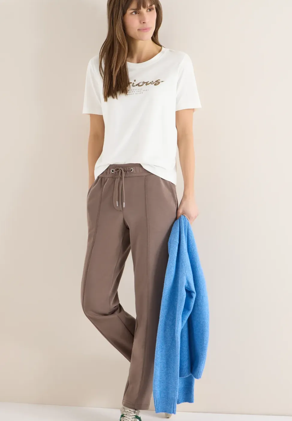 Shirt met print aan de voorkant