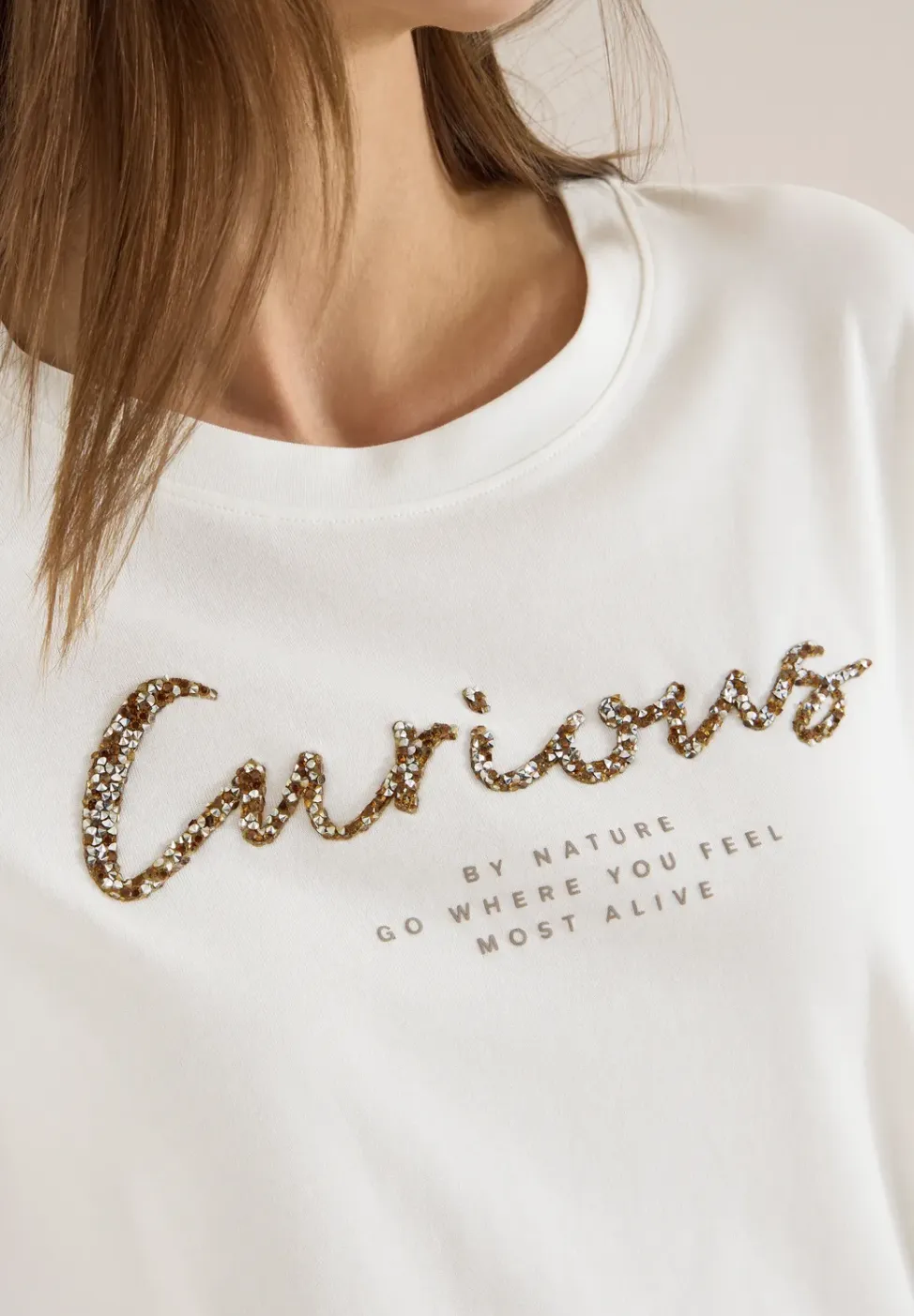 Shirt met print aan de voorkant