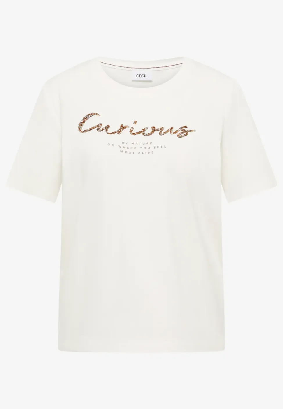Shirt met print aan de voorkant