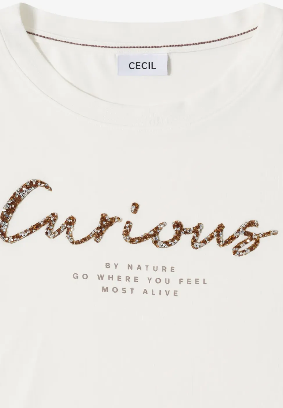 Shirt met print aan de voorkant
