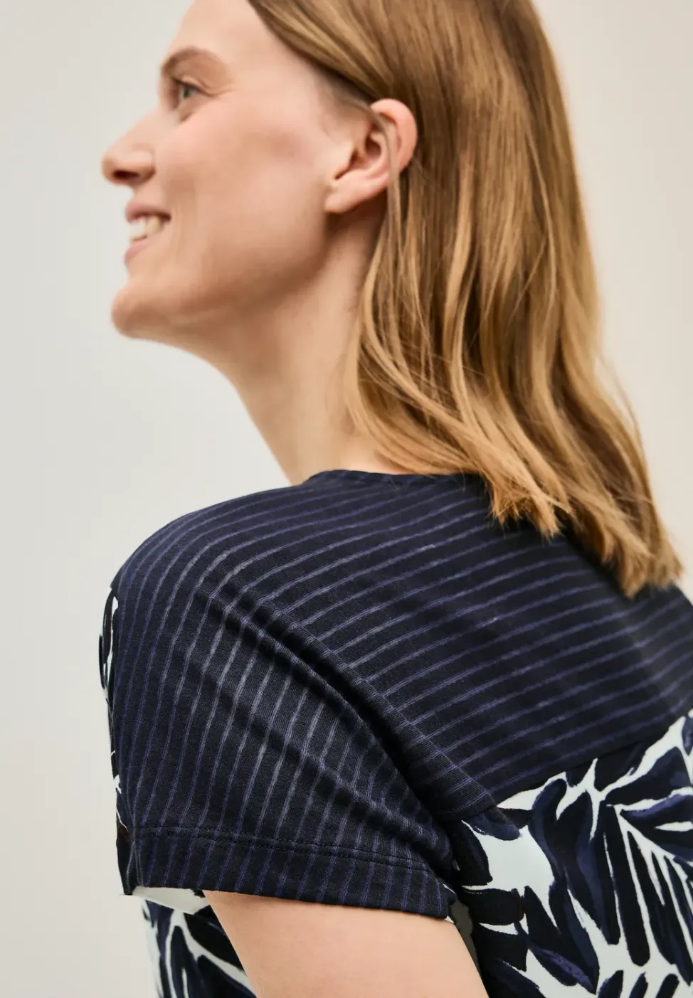 Shirt met print en details
