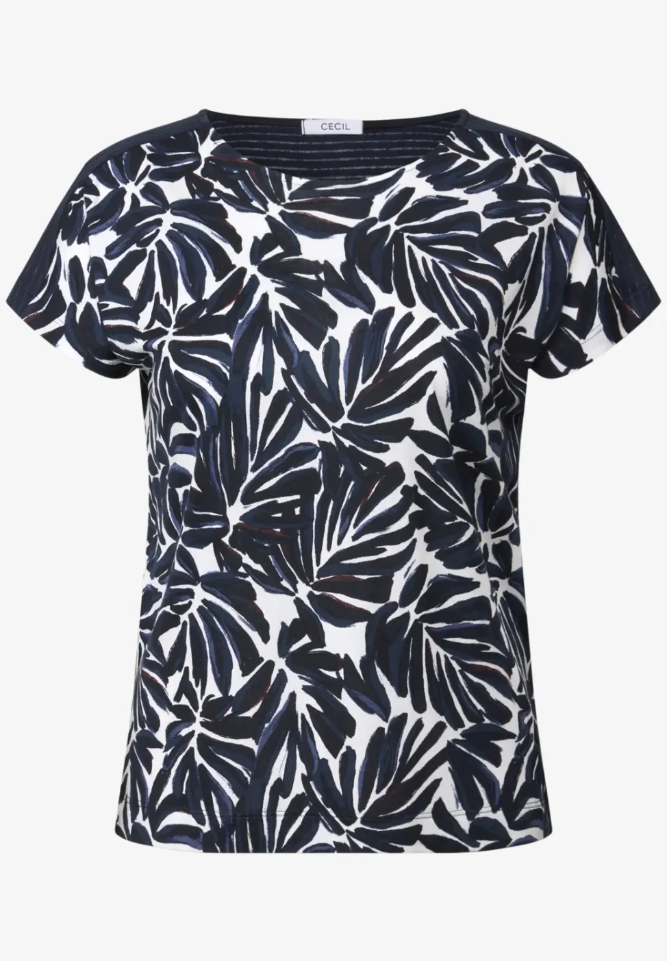 Shirt met print en details