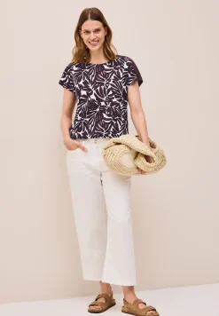 Shirt met print en details