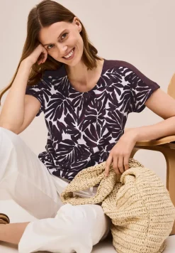 Shirt met print en details