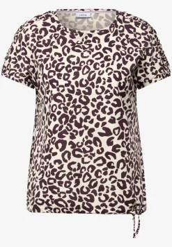 Shirt met print en rimpels