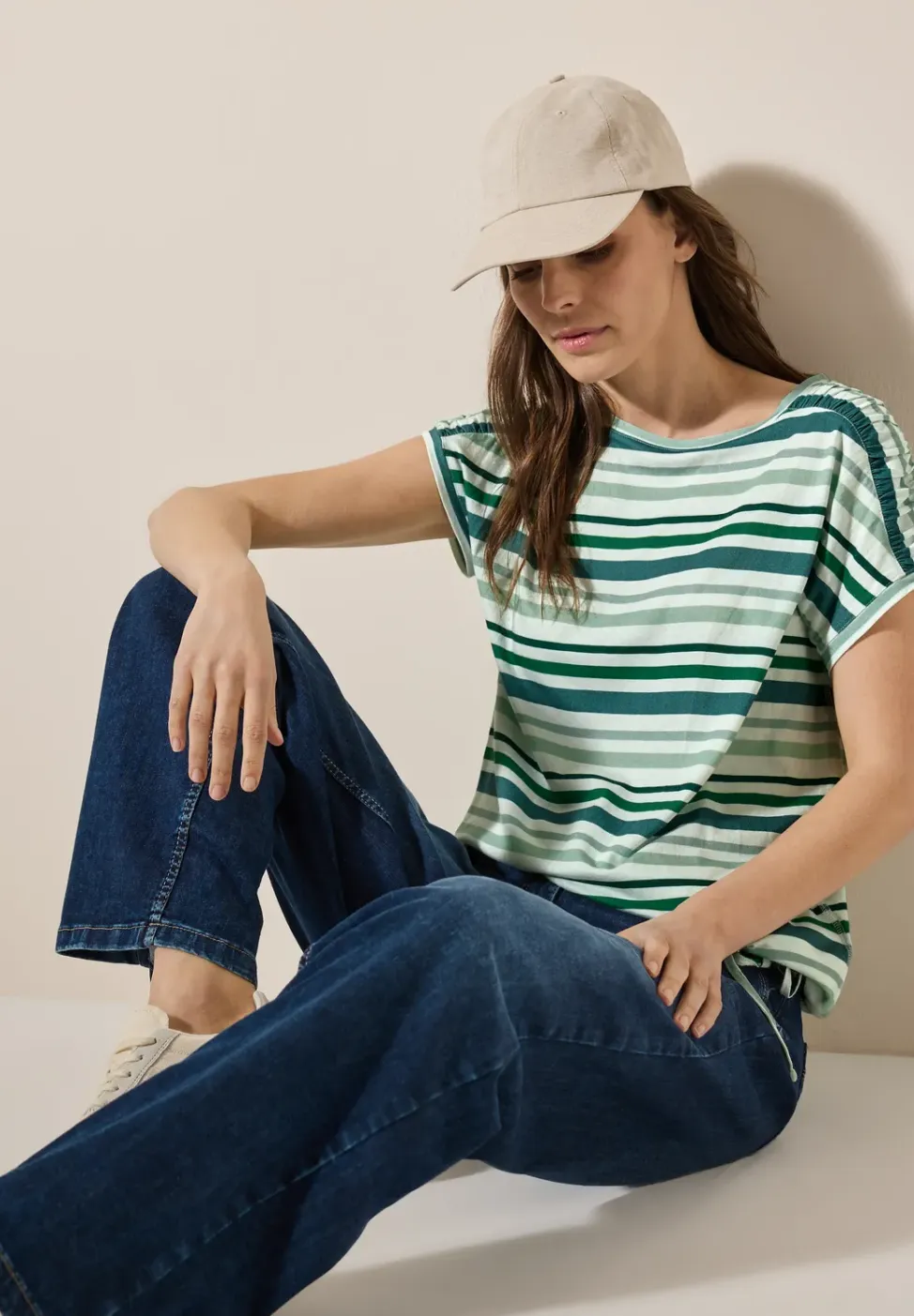 Shirt met rimpels
