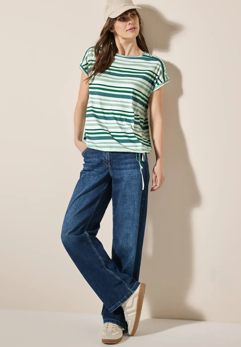 Shirt met rimpels