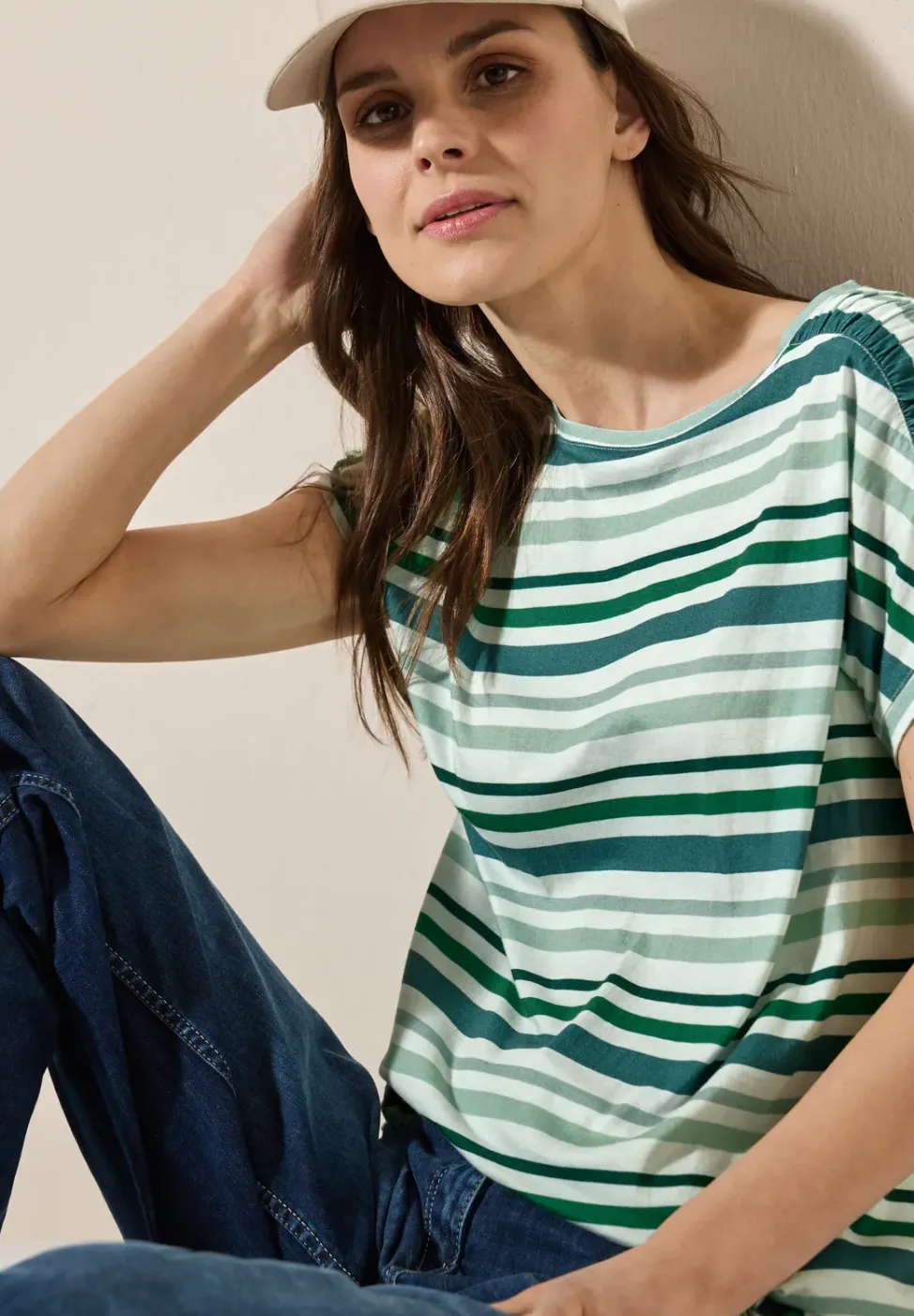 Shirt met rimpels