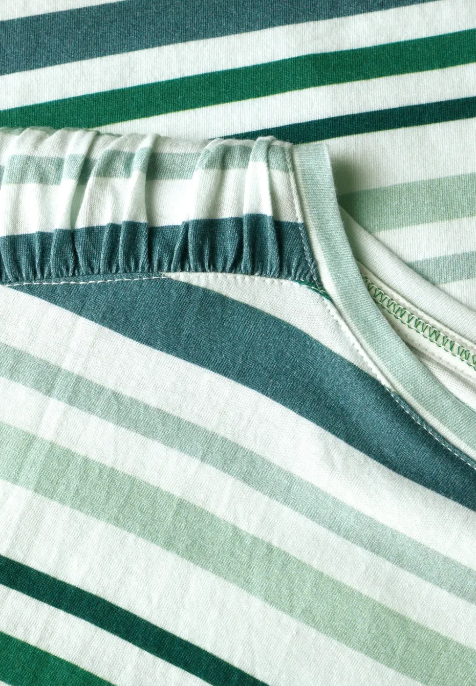 Shirt met rimpels