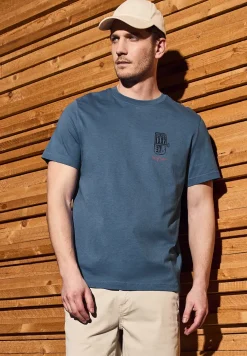 Shirt met ronde hals