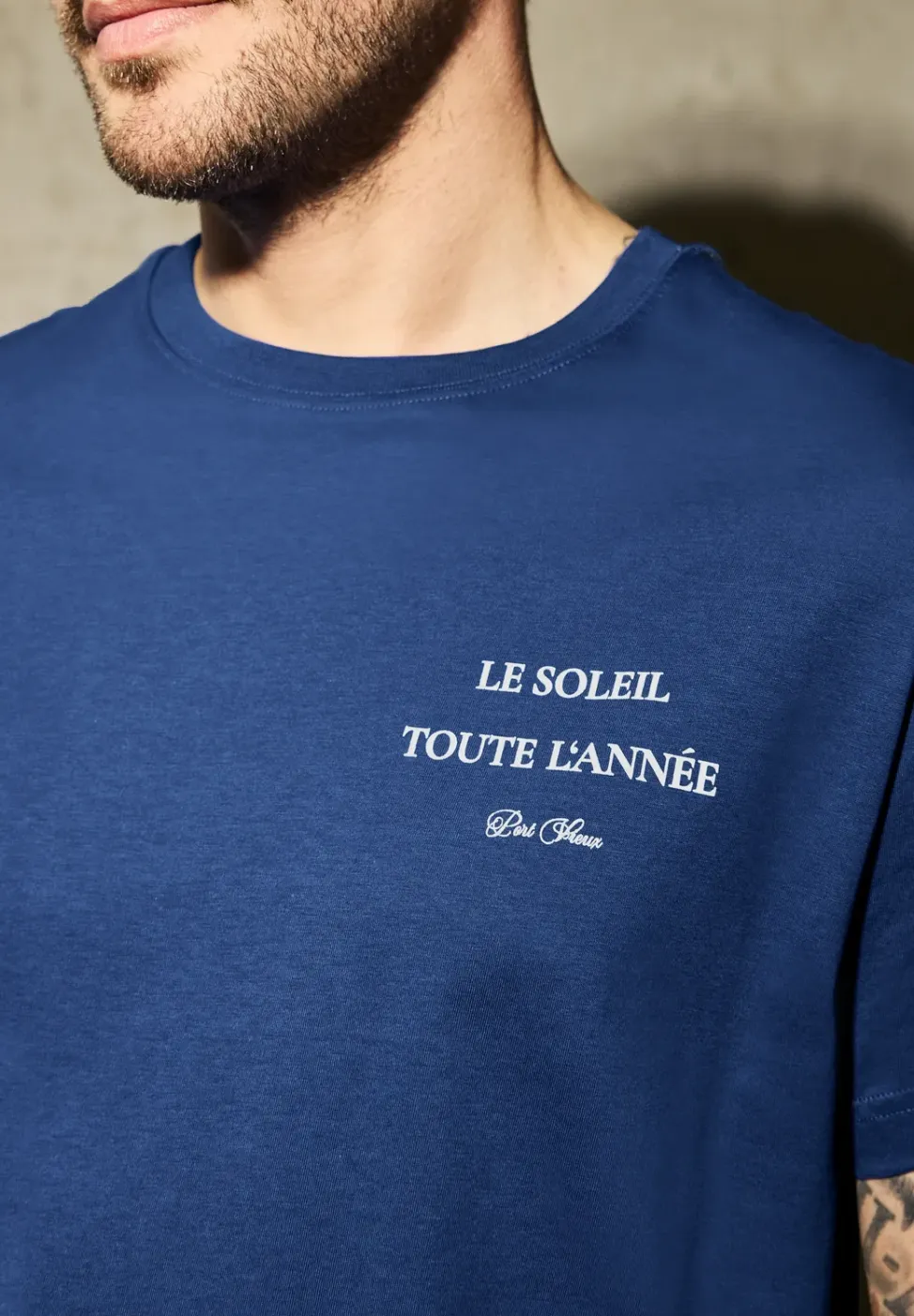Shirt met ronde hals