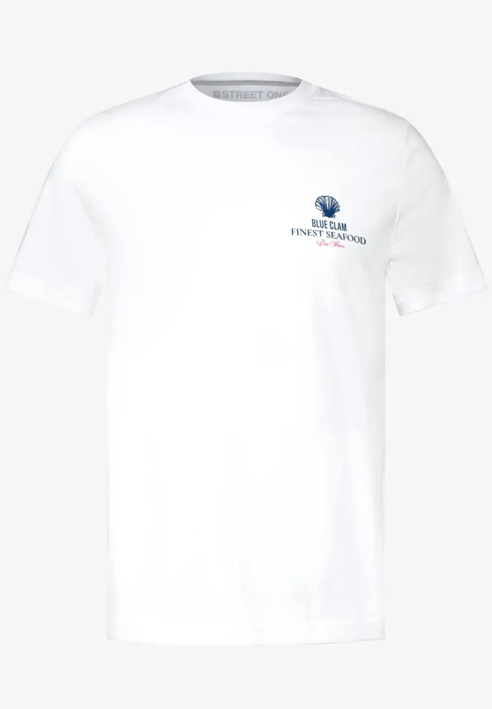 Shirt met ronde hals