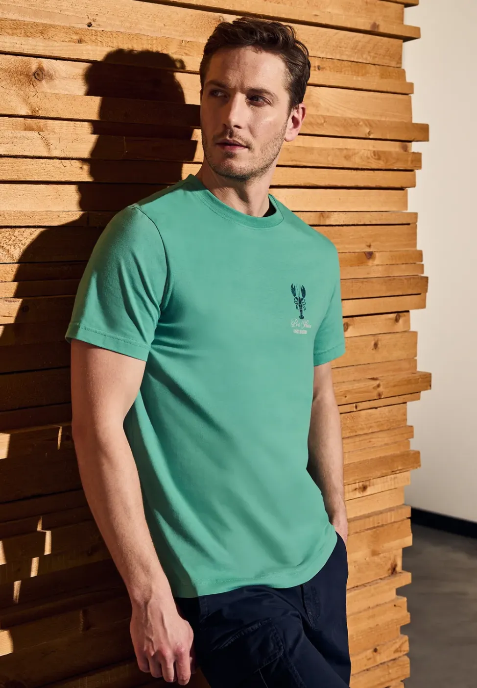 Shirt met ronde hals