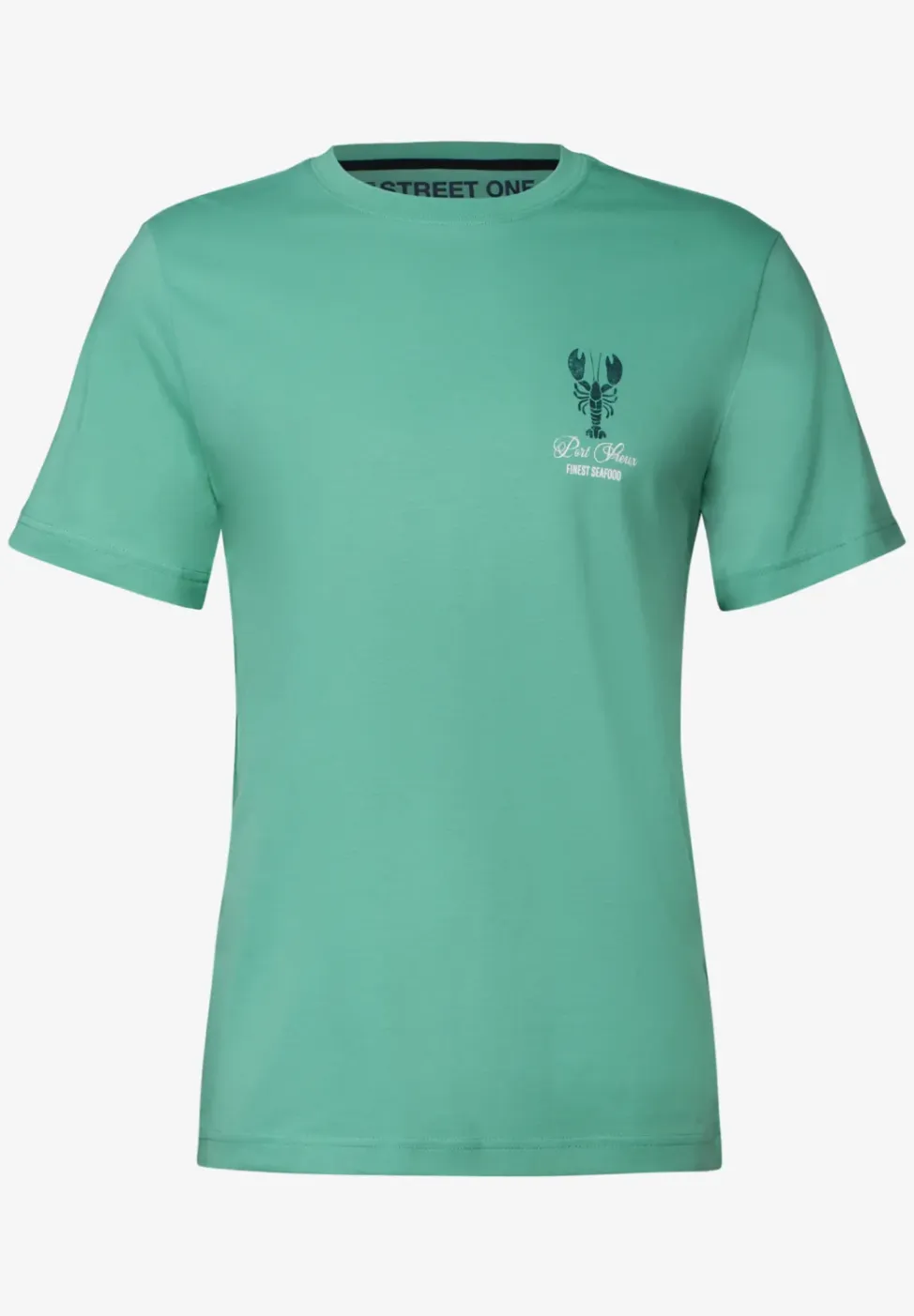Shirt met ronde hals