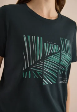 Shirt met ronde hals en Artwork