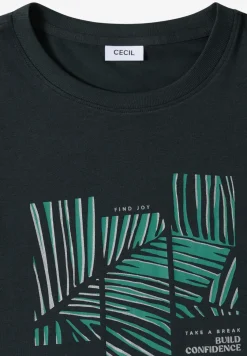 Shirt met ronde hals en Artwork