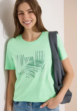 Shirt met ronde hals en Artwork