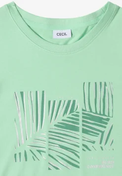 Shirt met ronde hals en Artwork