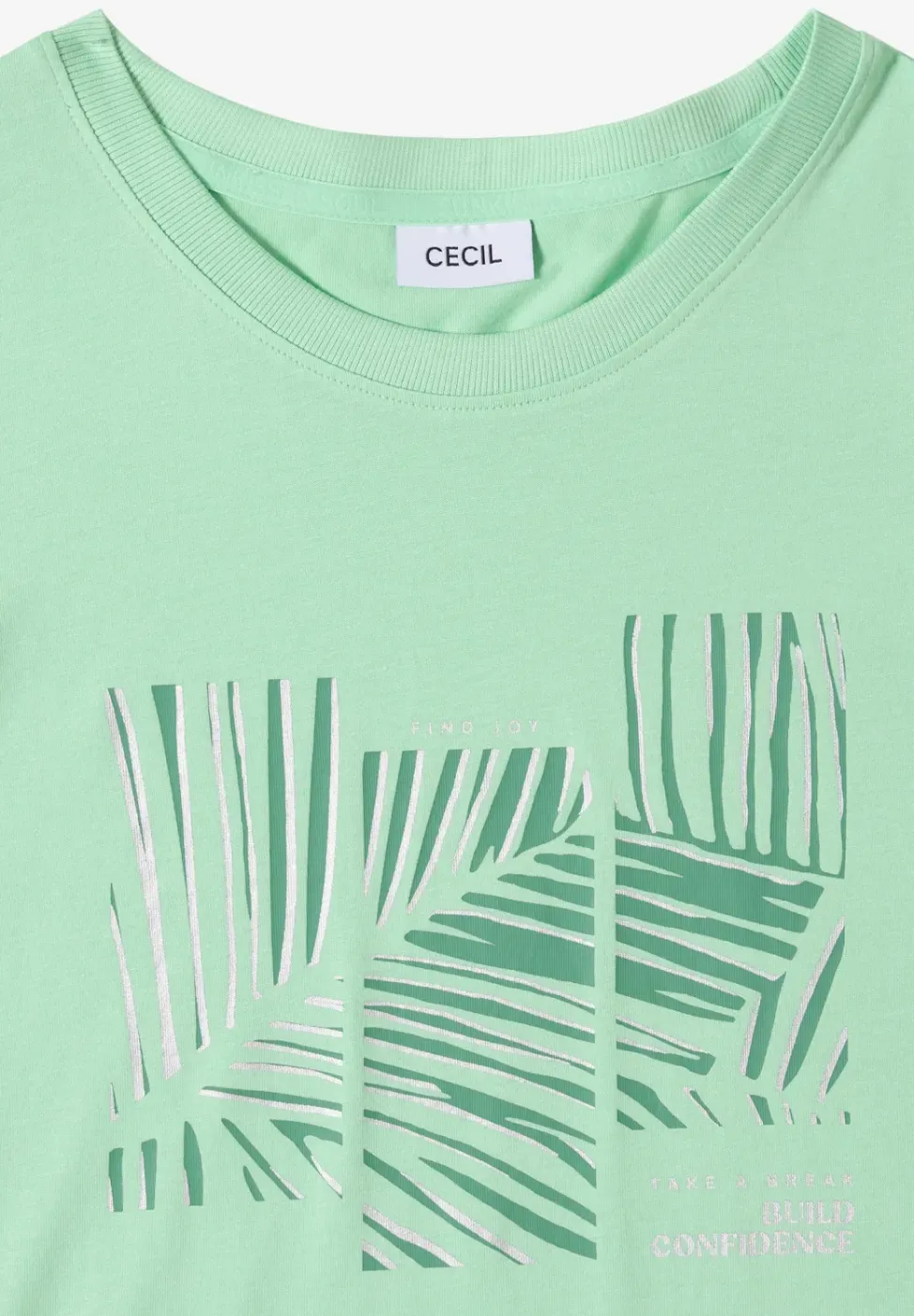 Shirt met ronde hals en Artwork