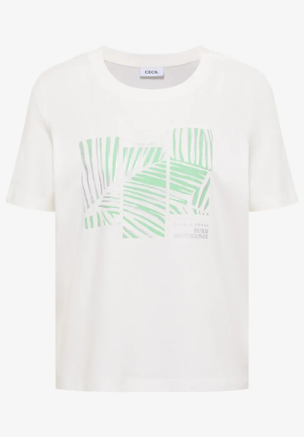 Shirt met ronde hals en Artwork