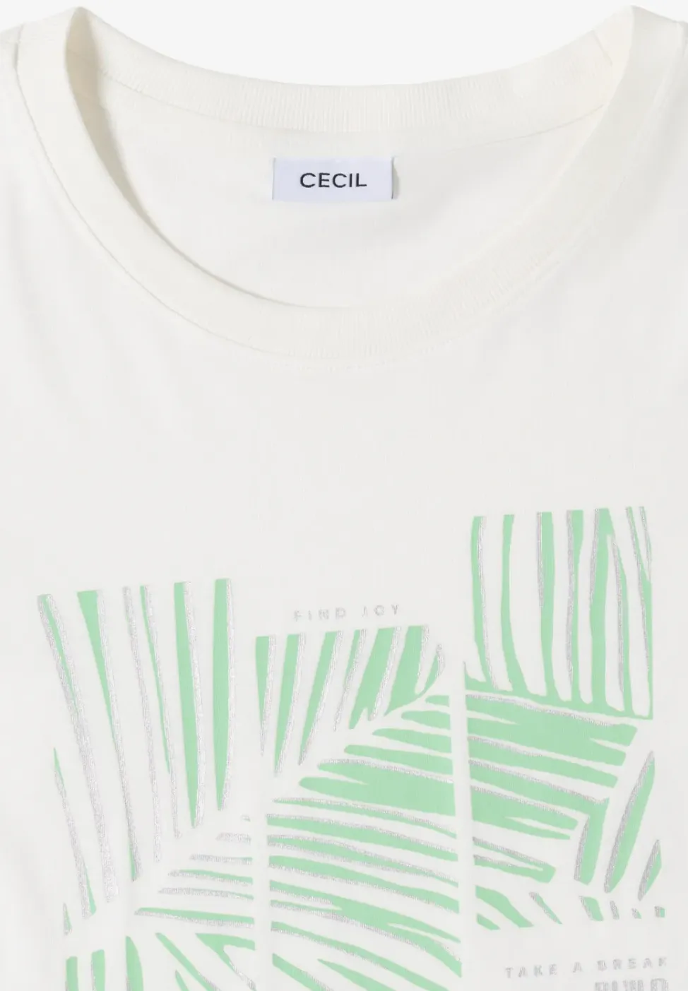 Shirt met ronde hals en Artwork