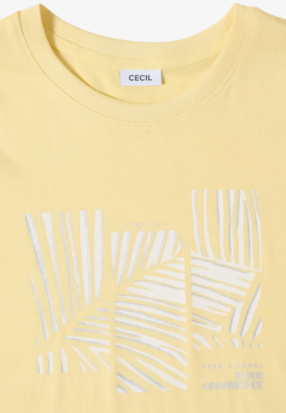Shirt met ronde hals en Artwork